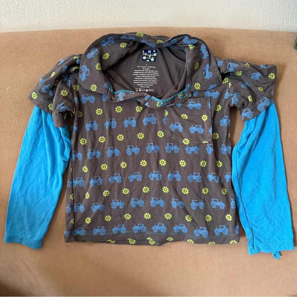 KICKEE PANTS Size 5 long sleeve PLAY!!!!